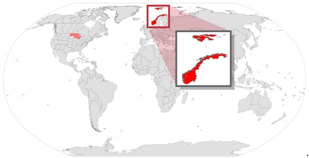 Norwegian-speaking areas
